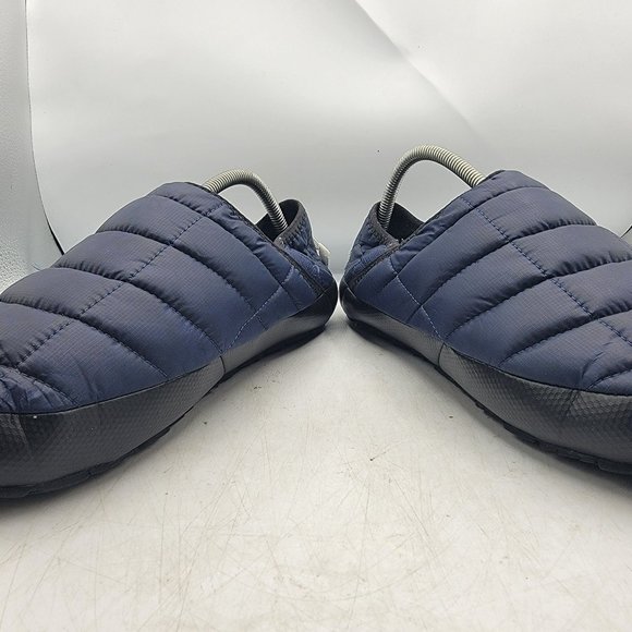 The North Face Mens 11 Blue ThermoBall Traction V Mule Slipper Shoes Loafers - Picture 3 of 12